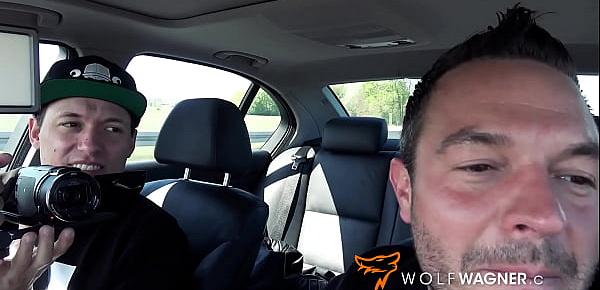 Tattoo model Kitty Blair invites him for fuck date casting! WOLFWAGNER.com